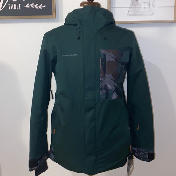 NWT!! Obermeyer Insulated Ski / Snowboard Jacket Night Ops Mens Size Sma… - Picture 2 of 15